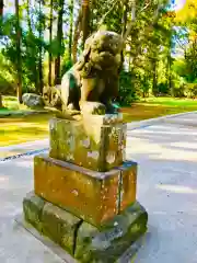 蛟蝄神社奥の宮の狛犬