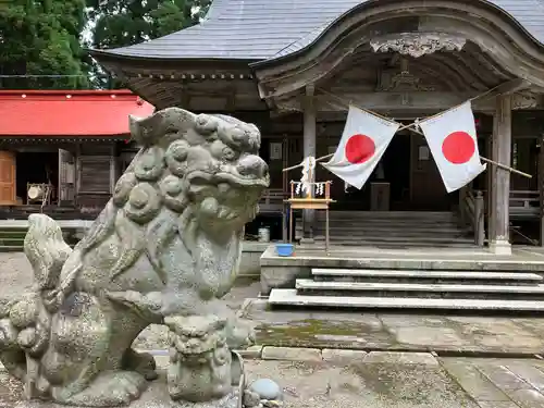 風巻神社の狛犬