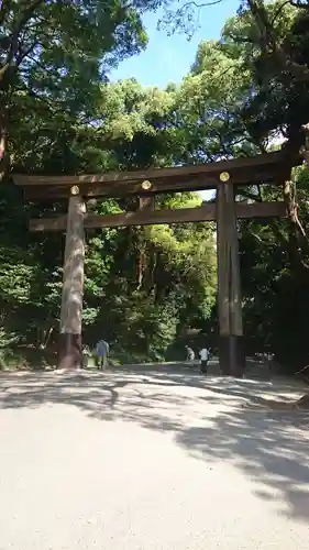 明治神宮の鳥居