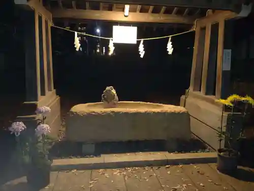 森野住吉神社の手水舎