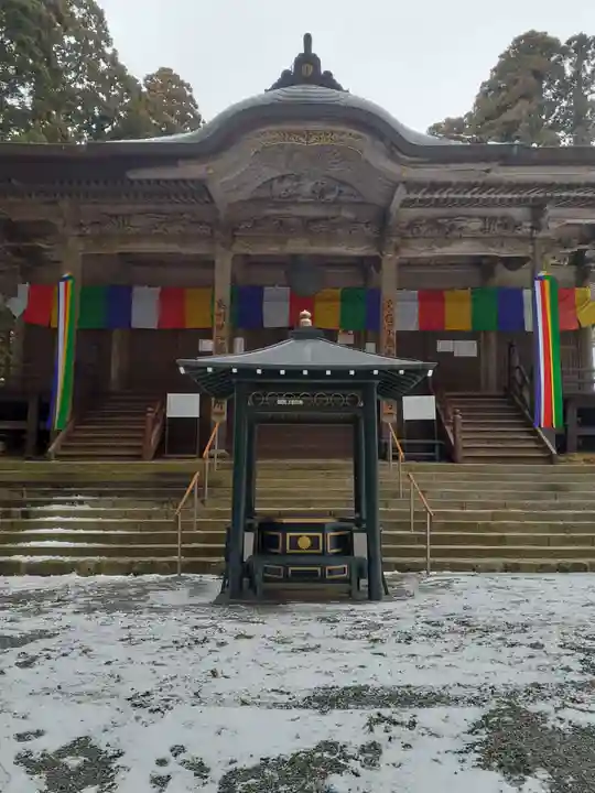 箟峯寺の本殿・本堂