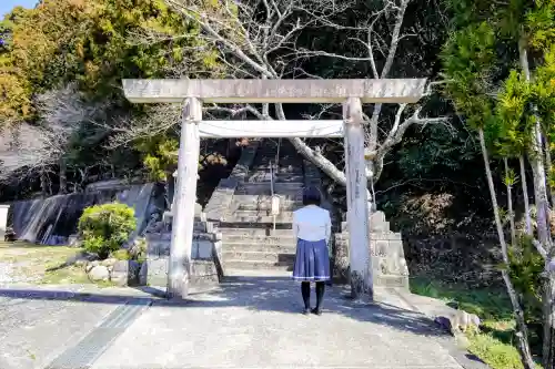 辰水神社の鳥居