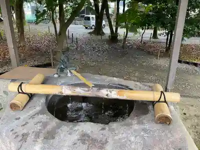綿都美神社の手水舎