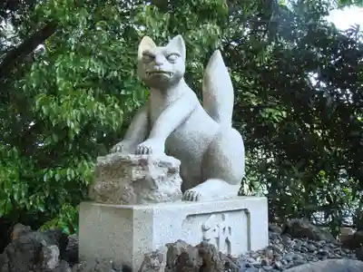 富士見稲荷神社の狛犬