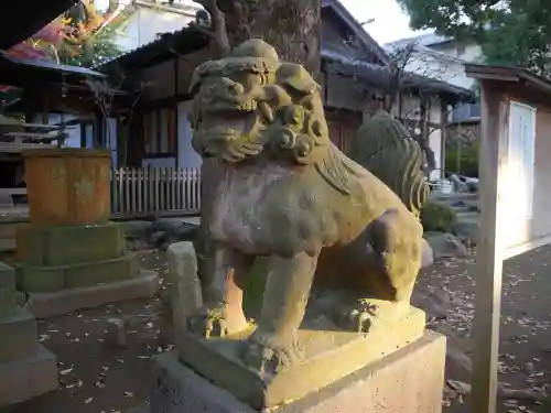 西向天神社の狛犬