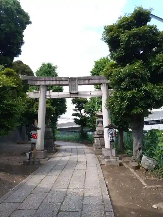 赤羽八幡神社の鳥居