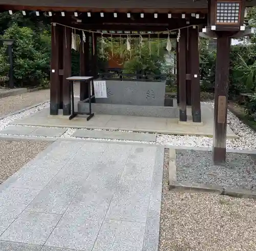 辛國神社の手水