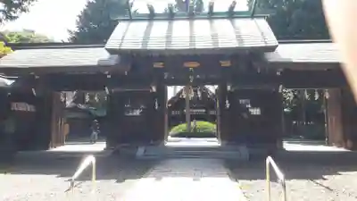 琴似神社の山門・神門