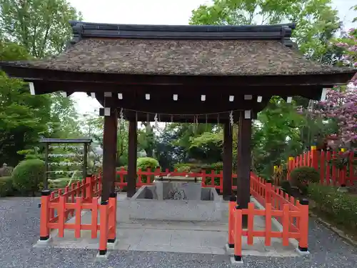 建勲神社の手水舎