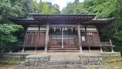 黒戸奈神社の本殿・本堂