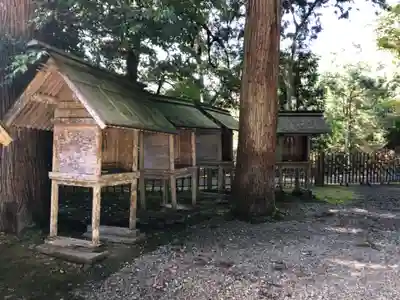 元伊勢内宮 皇大神社の末社・摂社