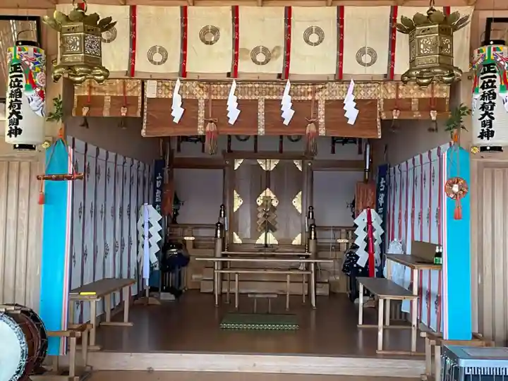 木直稲荷神社の本殿・本堂