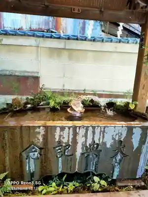 小野照崎神社の手水舎