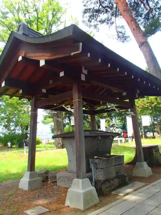 川中島古戦場八幡社の手水舎