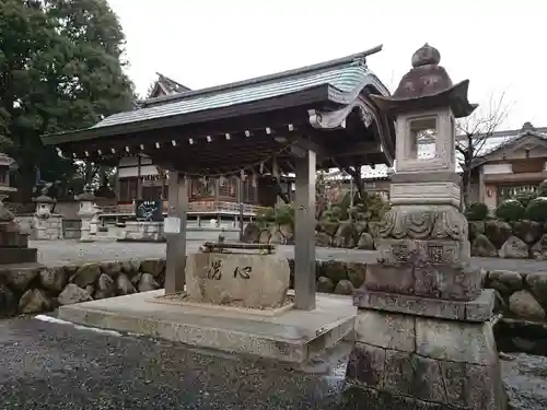 猪名部神社の手水舎