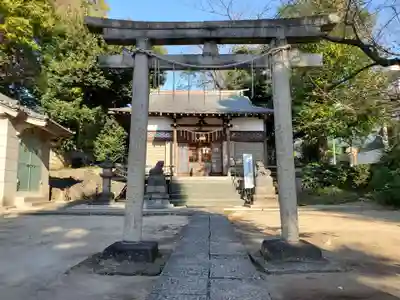上田端八幡神社の鳥居