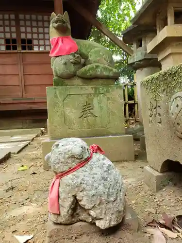 渋谷氷川神社の狛犬