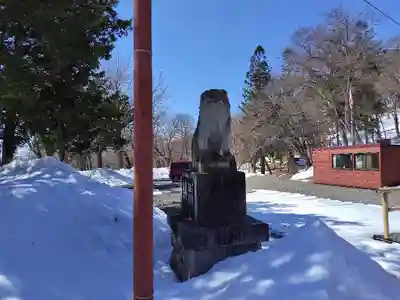 新得神社の狛犬