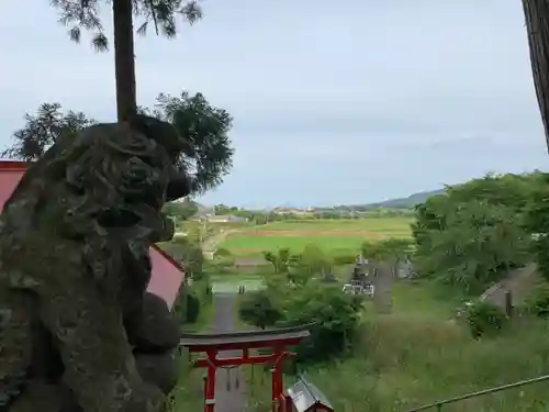 八幡神社の景色