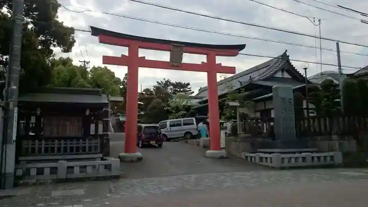 五社神社 諏訪神社の鳥居