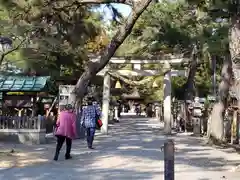 建部大社の鳥居