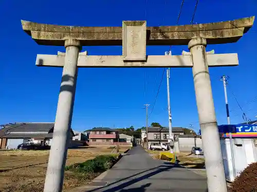 根崎八幡神社の鳥居