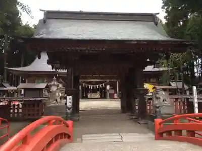 櫛引八幡宮の山門・神門