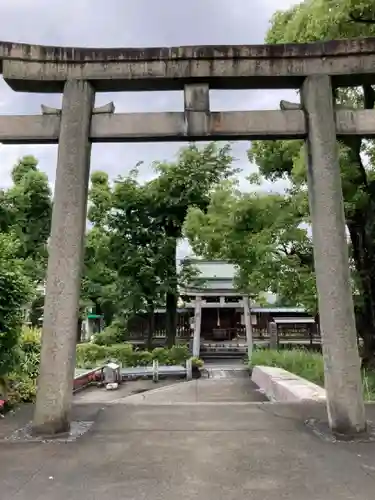 難波大社　生國魂神社の鳥居