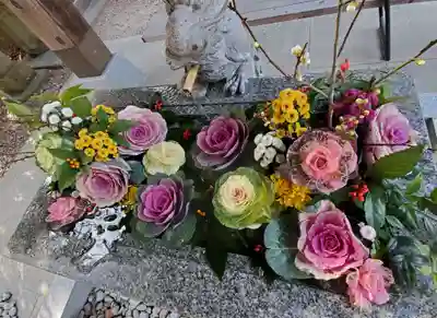 滑川神社 - 仕事と子どもの守り神の手水舎