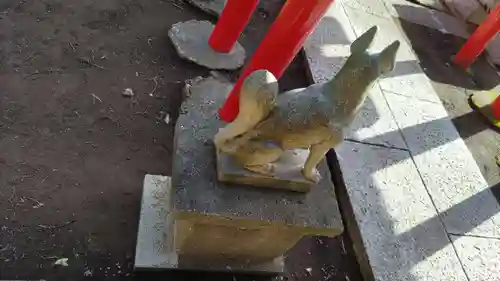 亀田森稲荷神社の狛犬