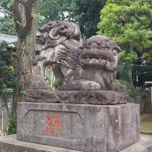 八幡神社の狛犬