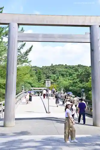 伊勢神宮内宮（皇大神宮）の鳥居