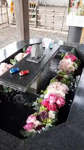 新琴似神社の手水舎