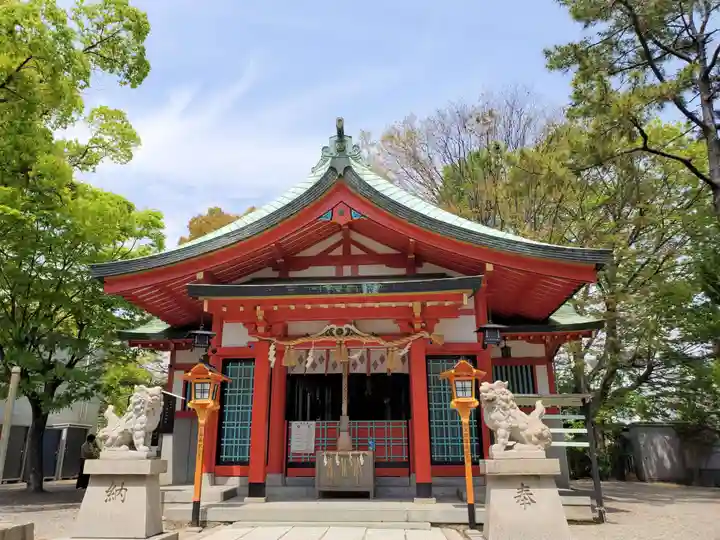 西長洲八幡神社の本殿・本堂