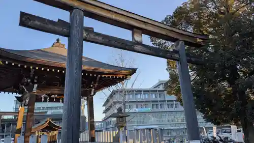 秩父神社大祭御旅所の鳥居