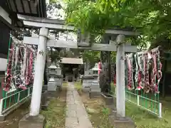 蓮根氷川神社の鳥居