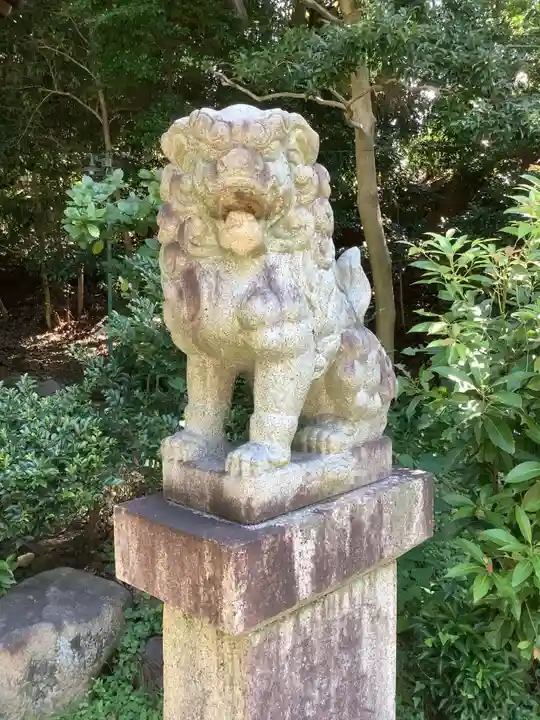 蝮ヶ池八幡宮の狛犬