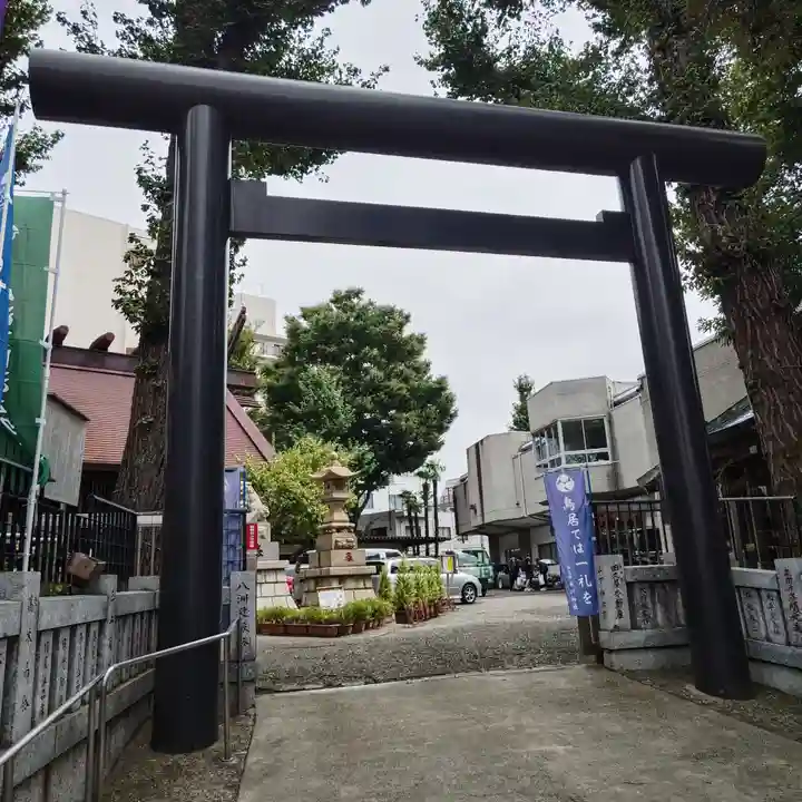 高円寺氷川神社の鳥居