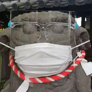 牛嶋天満宮の狛犬(2020年08月06日(木) 19時36分47秒投稿)