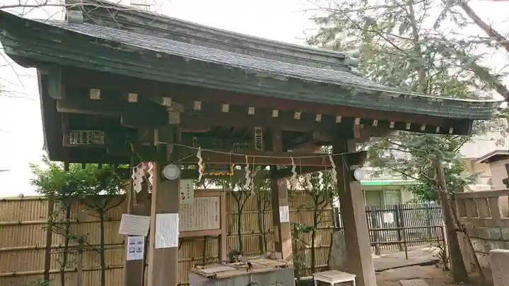 池尻稲荷神社の手水舎