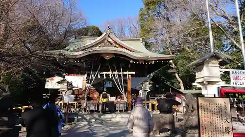 鎮守氷川神社の本殿