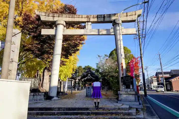 八幡社(寺津八幡社)の鳥居
