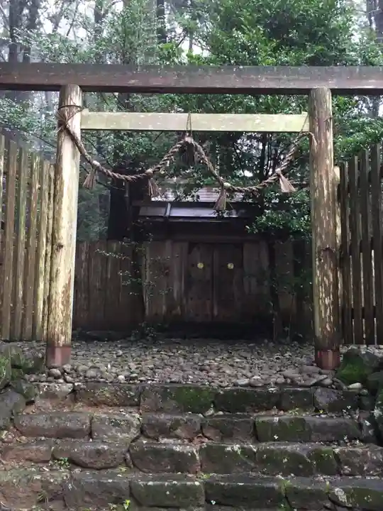 阿射加神社の鳥居