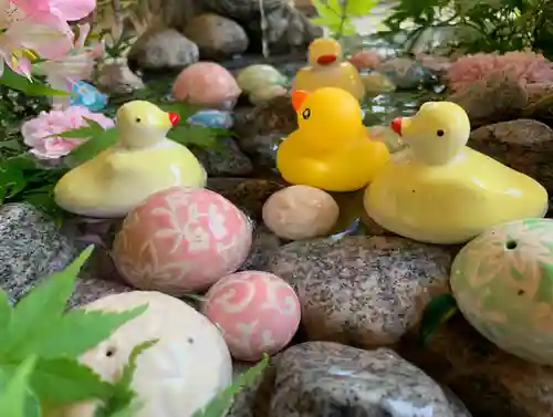 滑川神社 - 仕事と子どもの守り神の手水舎