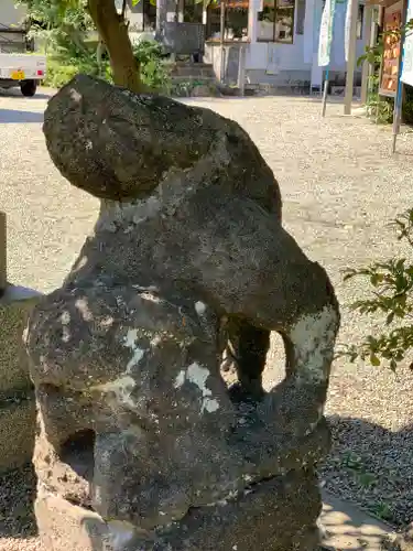 伏木神社の狛犬