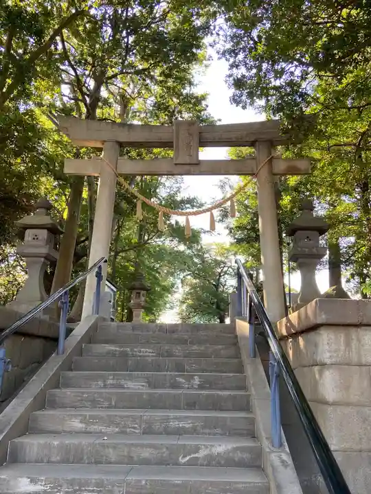 篠原八幡神社の鳥居