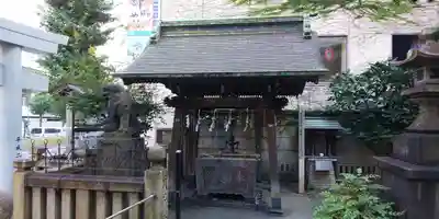 高山稲荷神社（旧鎮座地）の手水舎