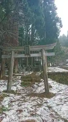 成澤不動尊神社の鳥居