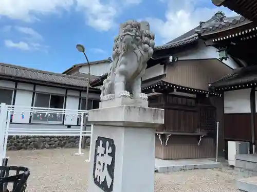 東海市熊野神社の狛犬