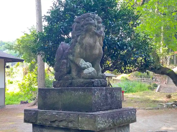 甲波宿禰神社の狛犬